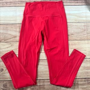 Alphalete OG Amplify Leggings Red Small Excellent Condition Authentic